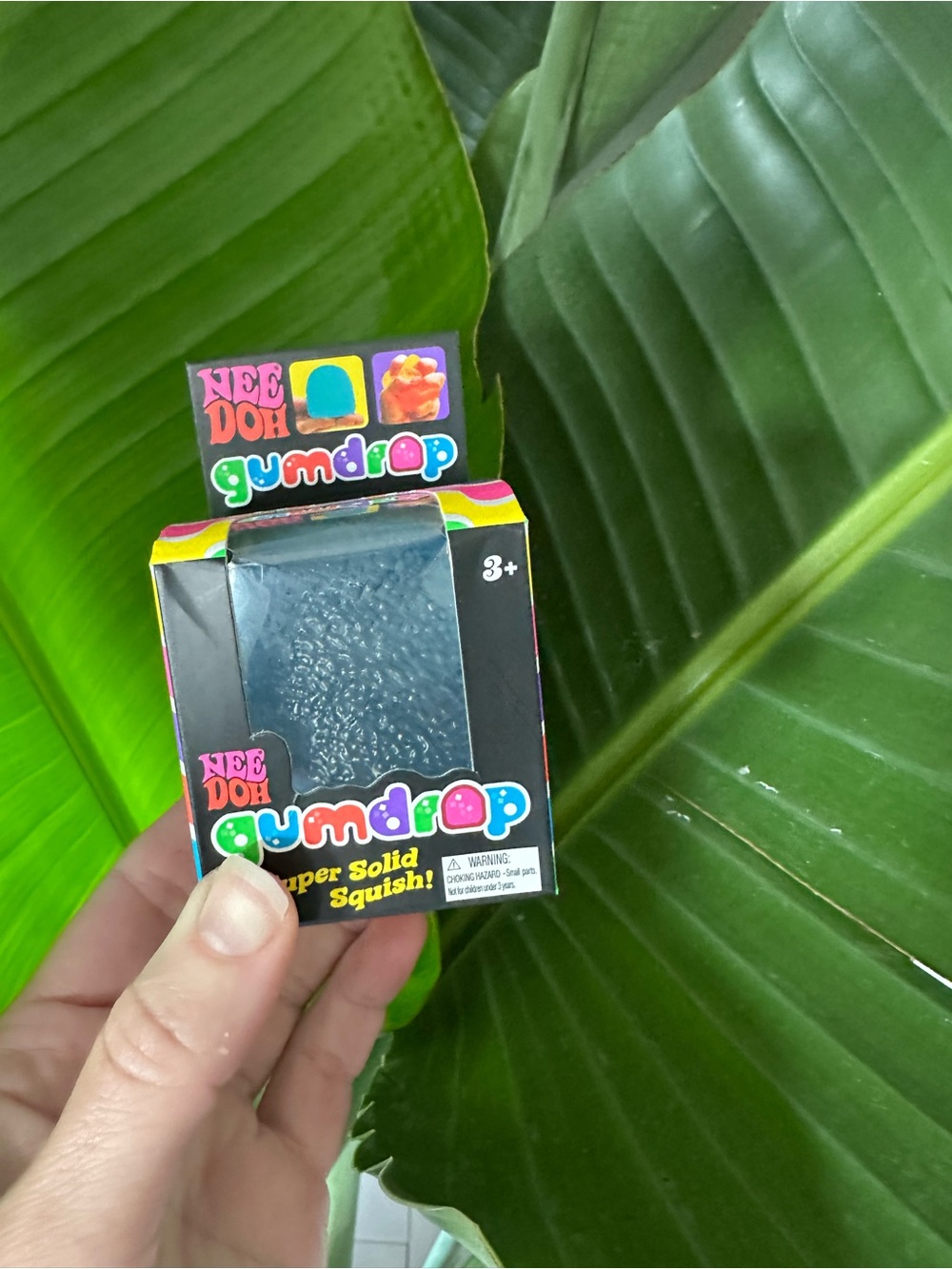 NeeDoh Gumdrop Super Solid Squish! Toy - Blue